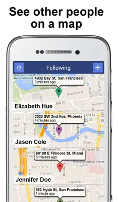 Friend Mapper android App screenshot 2